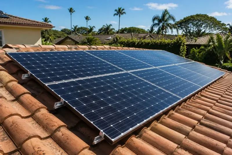Installation de panneaux solaires à la Motte-d'Aveillans